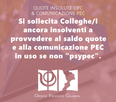 Comunicazioni OPC Quote PEC